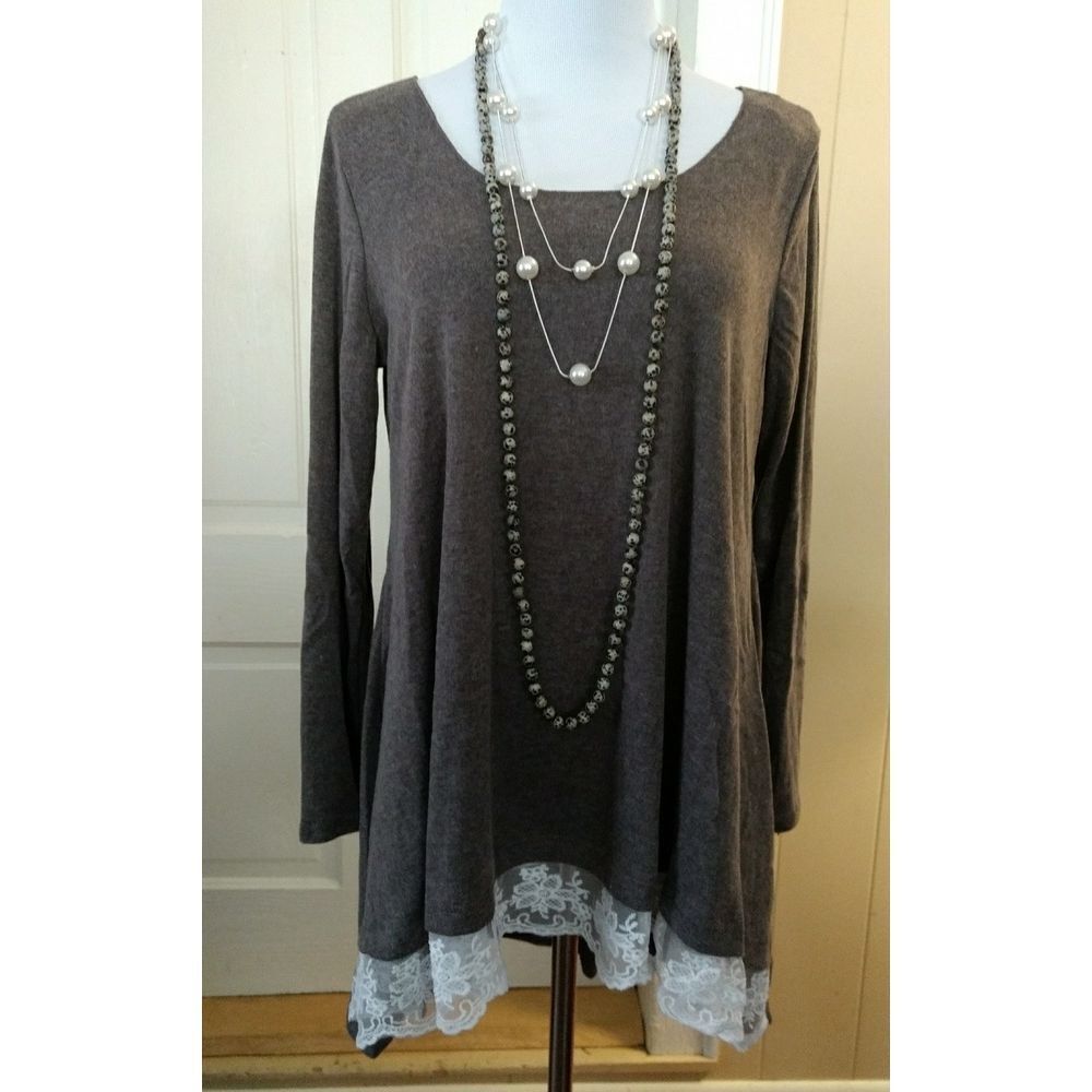 Heathered Brown Tunic